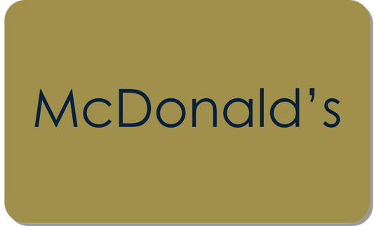 McDonald's gavekort