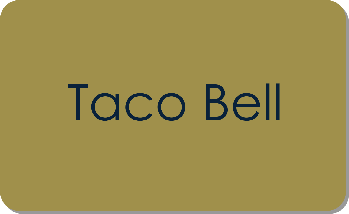Taco Bell gavekort